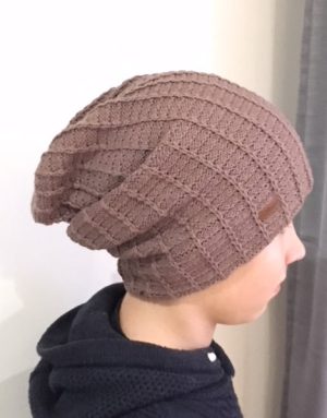 Kootud beanie, fliisist voodriga Kootud beanie, fliisist voodriga
