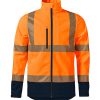 Soe kõrge nähtavusega softshell jope